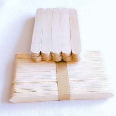 China Eco-friendly Disposable Wooden Waxing Spatula 6 Inch For Body Hair Removal for sale