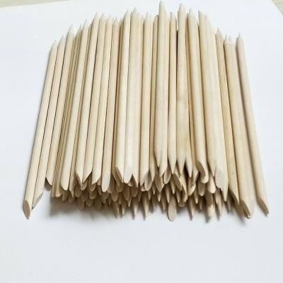 China Safe Orange Wooden Nail Stick / Manicure Stick For Nail Art Beauty for sale