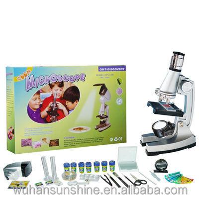 China ABS plastic education gift scicne toys kids microscope STX-1200 for sale