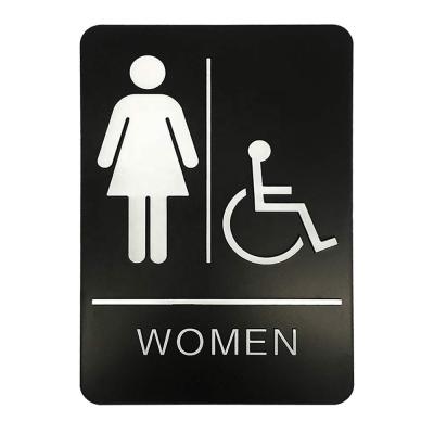 China Wholesale High Quality Eco-friendly Men's And Women's Restroom Signs For House Sign for sale