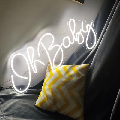 China Shops oh baby neon light letter custom dropshipping led sign for sale