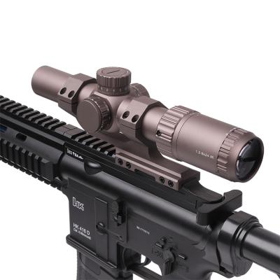 China Tactical Kuiper 1.2-6x24 SFP ar15 Scope Long Range Rifle Scope 5 Slots for sale