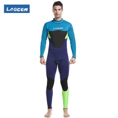 China LAGCEN Custom Backstitch Zipper Anti-UV Neoprene Eight Surf Wetsuit Suit Heat Resistant Pressure Stitching One Piece Wetsuit Suit for sale