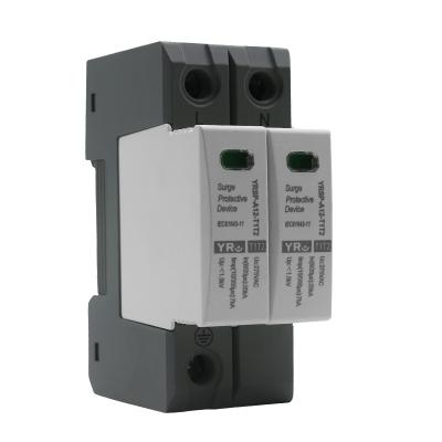 China YRO Electronic Arrester Lightning t1&t2 Surge Protector AC YRSP-T1T2 for sale