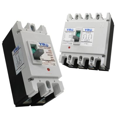 China solar system dc 630 amp mccb molded case circuit breakers 100A 125A 160A 200A 250A 400A 630A YRM1-250/2300Z for sale