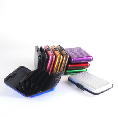 China Viable metal aluminum name card case/credit card wallet holder case/business card holder for sale