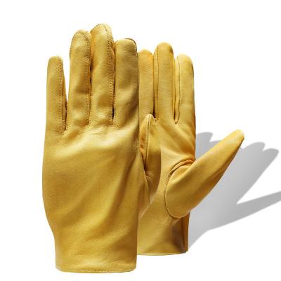 China Anti-Cut Whip Leather Protective Hand Safety Gloves Safety Leather Working Gloves Anti Slip Cut Resistant Gloves for sale