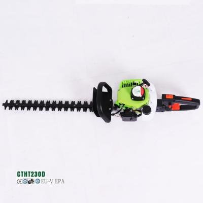 China 2 Stroke 22.5CC Garden Tool Gasoline Double Blade Grass Shear Brush Cutter Hot Selling Practical Portable Cordless Hedge Trimmer for sale