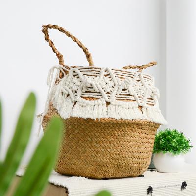 China Decor Collapside Laundry Baskets Bra Minimalist Chinese Wicker Laundry Baskets for sale