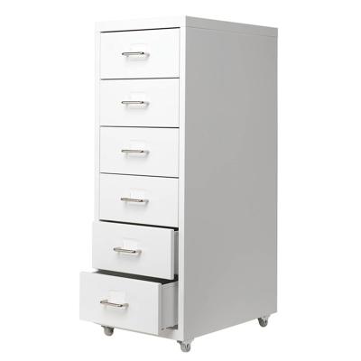 China Hot Selling Metal Drawers Movable Multi Colored Nightstand Movable Drawers Cabinet for sale