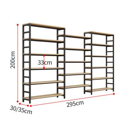 China Italian MDF High Quality Panel Shelf Knock-Down Design Luxury Shelf for sale