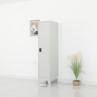 China Rush Customize 1 Door Metal Locker Single Cleaning Tools Storage Cabinet For Home for sale