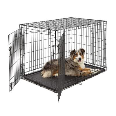 China Breathable Portable Foldable Dog Cat Wire Mesh House Large Intimate Pet Cages Large Outdoor Pet Carrier Luxury Dog Houses Facilities for sale