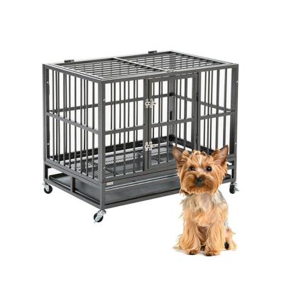 China China Supplier Large Breathable Strong Metal Cage Heavy Duty Dog Crate Rabbit Cages For Sale for sale