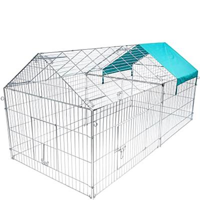 China Breathable Cheap Rabbit Cage Outdoor Running Cage Play Pen For Rabbit Rabbit Pet Cage In Malaysia Philippines for sale