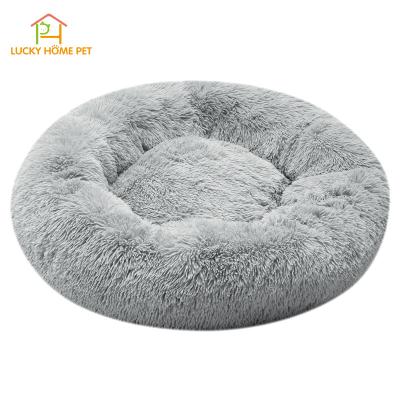 China Removable Blanket Marshmallow Cuddler Nest Soothing Custom Color Round Soft Durable Pet Comfort Bed for sale