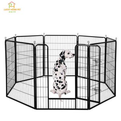 China Freely Combined Small Dog Fences Pet Playpen Diy Foldable And Stored Exercise Pet Pen And Heavy Duty For Indoor Outdoor for sale