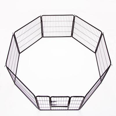 China Large Metal Wire Runner Large Metal Wire Playpen Running Breathable Pet Indoor Outdoor Pet Open Playpen Dog House For Dog Pet Fence for sale