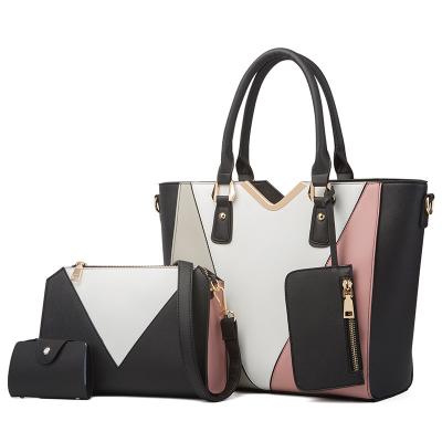 China High Quallity 2022 Hot new fashion diagonal span simple four piece mother baby bag one shoulder high-quality handbag for sale