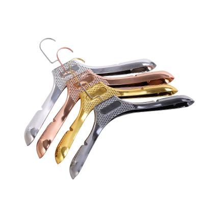 China HIGH END HANGER Plastic dress hanger 2022 hot sale Personalized Luxury Rose Gold Hangers for Cloths Plastic for sale