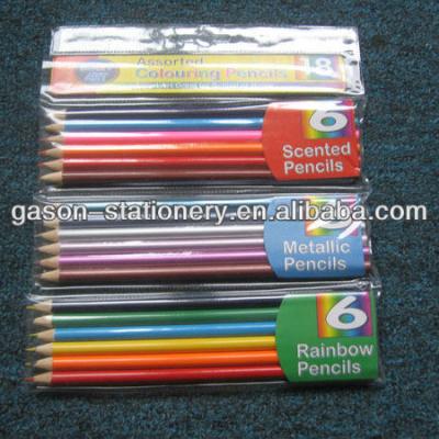 China GCP-01 Hot Selling 18 Colors Wooden Pencil for sale