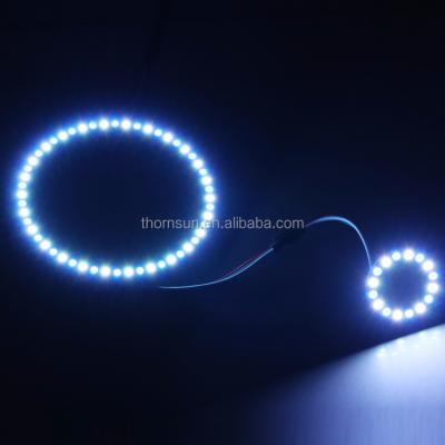 China Factory price residential smd 5050 rgb hunting halo rings sk6812 ws2812 80mm 5v led ring light for sale