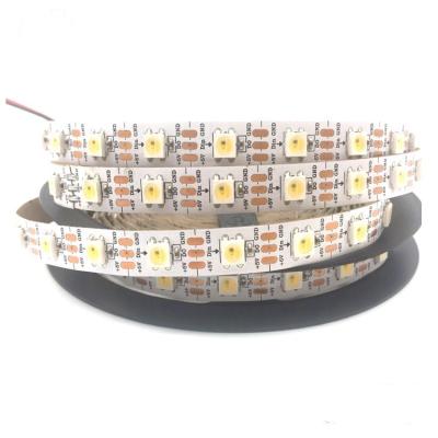 China Sports stadiums programmable ic dc 5v sk6812 wwa 3 in 1 led strip amber white led strip for sale