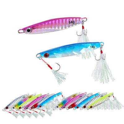 China Outdoor Fishing Activity 10g To 40g Metal Bait Hard Pen Fishing Lures 40g Perch Freshwater Building Lures With Hook for sale