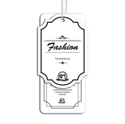 China Sustainable Paper Hang Tags /Customized Printing Garment Hang /Customized Printing Garment Hang Tags for sale