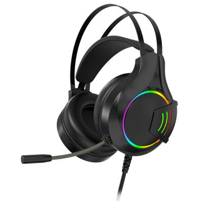 China Best GH-09 Headphone 7.1 Surround Sound Gamer USB Headband Gaming Microphone Perfect Sound Headset for sale