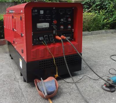 Cina rimorchio motorizzato della ruota di Generator With Two del saldatore della conduttura 400A in vendita