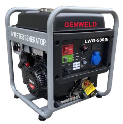 中国 GENWELD   LWG-5000i 4つのKWガソリン インバーター発電機 販売のため