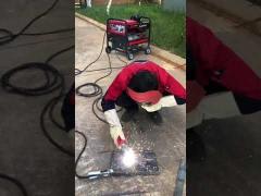 4.0mm rod testing video(LWG230C WELDING GENERATOR)