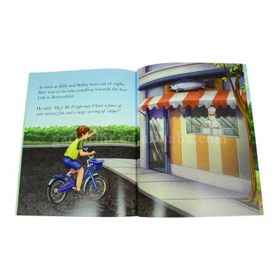 China paper & Cheap Priced Paperboard Clip Booklet Bind Booklet Children's Story Book Printer Perfect Cartoon Printing for sale