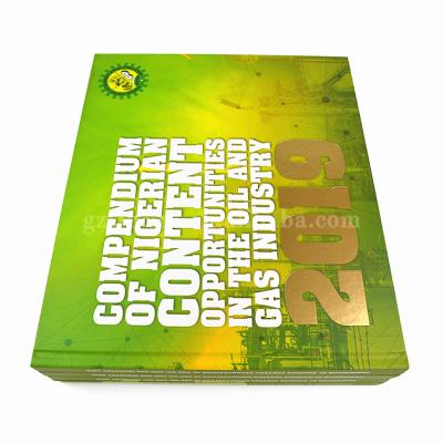 China paper & High quality hardcover book printer paperboard coffee table book printing with aluminum stamping logo for sale