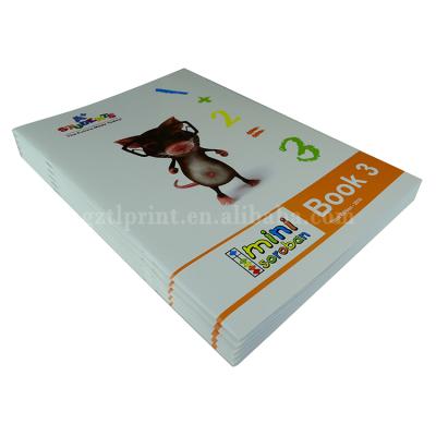 China paper & Cardboard Children's Book Printing Services Saddle Dot Exercise Book Printing China for sale