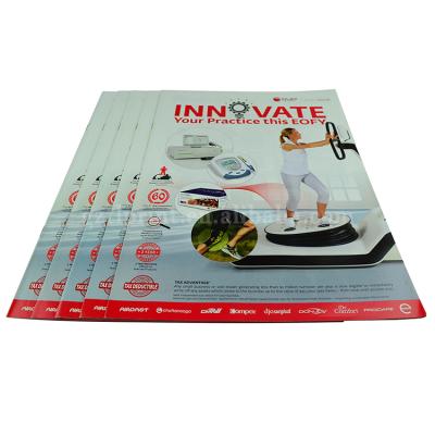 China paper & Cheap Cardboard Magazine Printing Full Color Magazine Printing With Saddle Stitching for sale