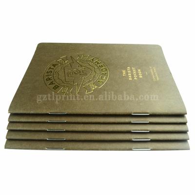 China paper & Wholesale Cardboard Paperback Customized Foil Stamping Kraft Paper Brochure With Uncoated Paper for sale