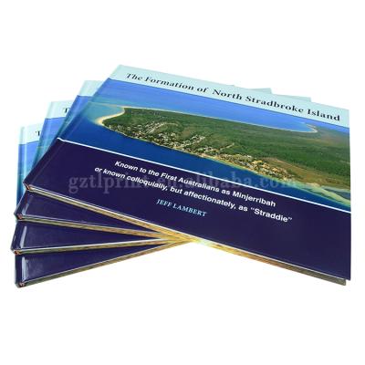 China paper & China high quality paperboard printing factory landscape hardcover book photo book printing cheap for sale