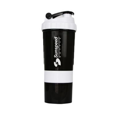 China Viable Wholesale Custom Logo 500ml Gym Protein Shaker Bottle for sale