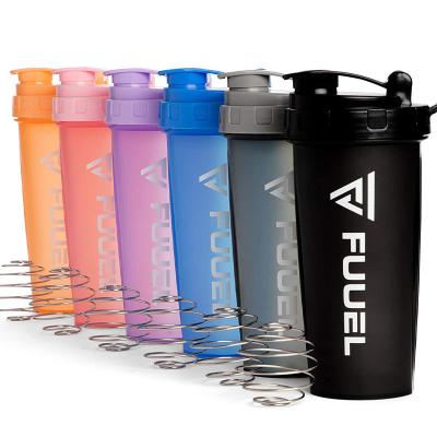 China Viable Amazon Gym Success Custom Logo Plastic Bottle 400ml 600ml Protein Shaker Bottle for sale