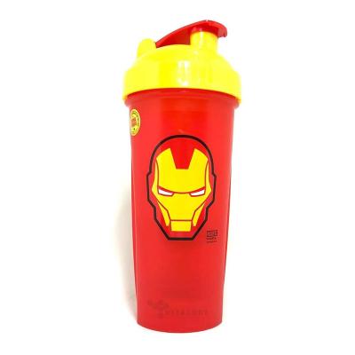 China Viable Cartoon 600ml Gym Colorful Sports Plastic BPA Free Protein Shaker Bottle WITH Custom Logo for sale