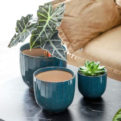 China Durable Garden Decorative Flower Pots Ceramic Flower Pots High Quality Wholesale for sale