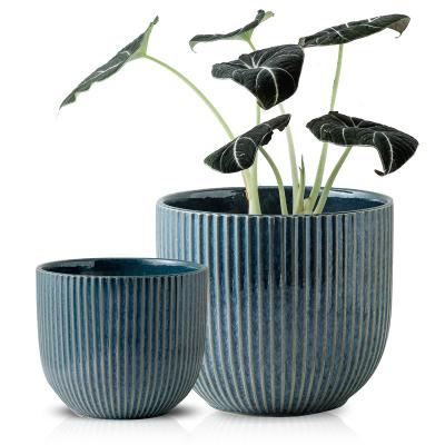 China Durable High Quality Ceramic Garden Supplies Modern Creative Decorative Flower Pots for sale