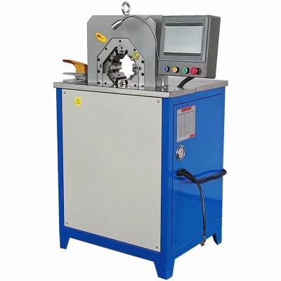 China 6mm Hose Pressing Machine PLC 4kw Hydraulic Hose Press CBK-51B for sale