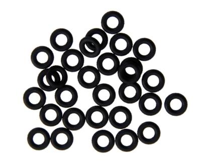 Cina Tecnologia di stampaggio a compressione di materie prime in silicone nero Rubber O Rings Seals per intervalli di pressione più elevati in vendita