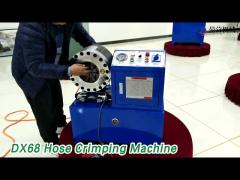 Excavator DX68 Hose Crimping Machine 600T Force Hydraulic Flexible