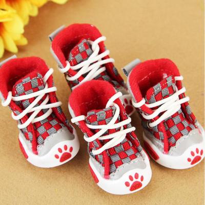 China Stocked Large Dog Shoes Pet Designer Shoes Winter Waterproof Dog Shoes for sale