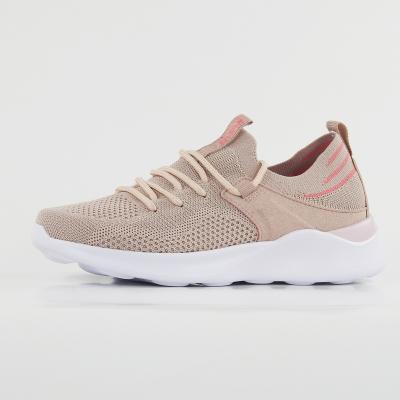 China 2021 Hot Selling Fabric Price Good Slip On Breathable Outdoor Sports Running Women Walking Shoes Lady for sale