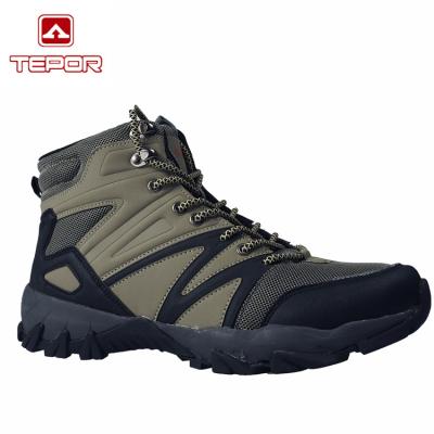 China Wholesale high quality fabric waterproof safty boots for men, OEM high top woodland shoe men boots for sale